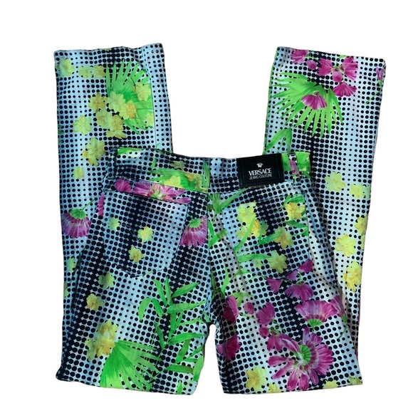 Versace Couture Floral Psychedelic Pants | 30 waist - Picture 4 of 6